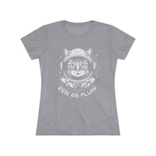 Cat Astro Tee — “Zen As Fluff” Women's Graphic Shirt