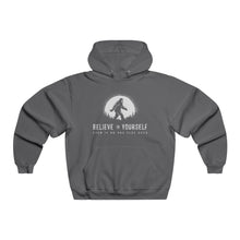 Believe In Yourself Bigfoot Hoodie — Inspirational Sasquatch Graphic Sweatshirt
