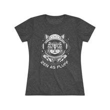 Cat Astro Tee — “Zen As Fluff” Women's Graphic Shirt