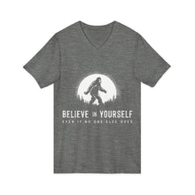 Unisex Jersey Short Sleeve V-Neck Tee