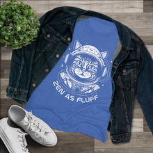 Cat Astro Tee — “Zen As Fluff” Women's Graphic Shirt