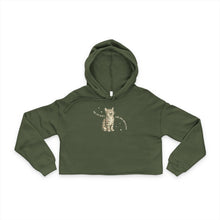 My cat and I talk Sh!t about you | Cropped Hoodie