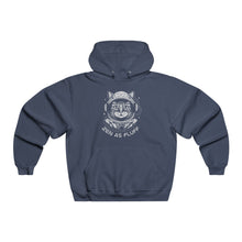 Vintage Pilot Helmet Hoodie — "Zen As Fluk" Graphic Sweatshirt