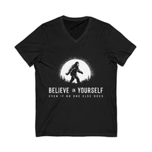 Unisex Jersey Short Sleeve V-Neck Tee