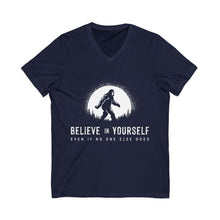 Unisex Jersey Short Sleeve V-Neck Tee