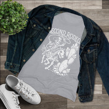 Women's Tee — 'Second Rodeo' Skeleton Cowboy Graphic