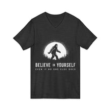 Unisex Jersey Short Sleeve V-Neck Tee