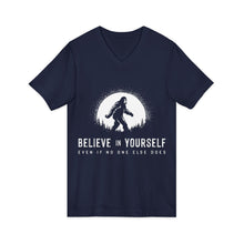 Unisex Jersey Short Sleeve V-Neck Tee