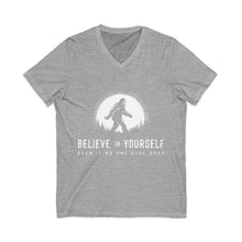 Unisex Jersey Short Sleeve V-Neck Tee