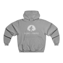 Believe In Yourself Bigfoot Hoodie — Inspirational Sasquatch Graphic Sweatshirt