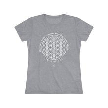 Flower of Life Women's Tee — "Once in a while someone amazing comes along and here I am" Spiritual Graphic Shirt