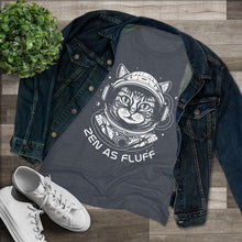 Cat Astro Tee — “Zen As Fluff” Women's Graphic Shirt