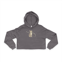 My cat and I talk Sh!t about you | Cropped Hoodie