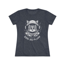 Cat Astro Tee — “Zen As Fluff” Women's Graphic Shirt