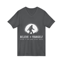 Unisex Jersey Short Sleeve V-Neck Tee
