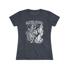 Women's Tee — 'Second Rodeo' Skeleton Cowboy Graphic