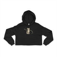 My cat and I talk Sh!t about you | Cropped Hoodie