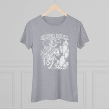 Women's Tee — 'Second Rodeo' Skeleton Cowboy Graphic