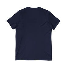 My Cat and I talk Sh!t about you | Unisex Jersey Short Sleeve V-Neck Tee